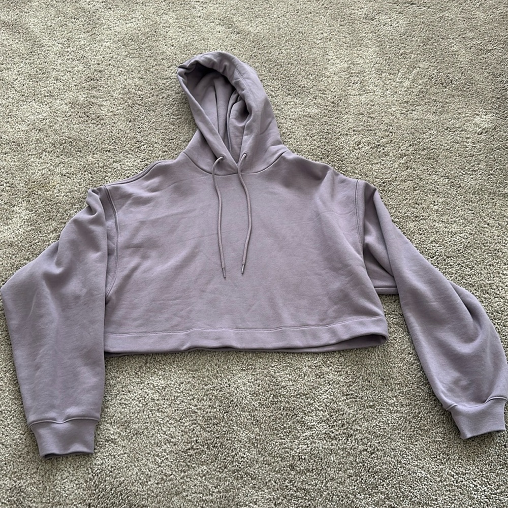 Alo Yoga Cropped Hoodie. Size Medium. Worn Once.